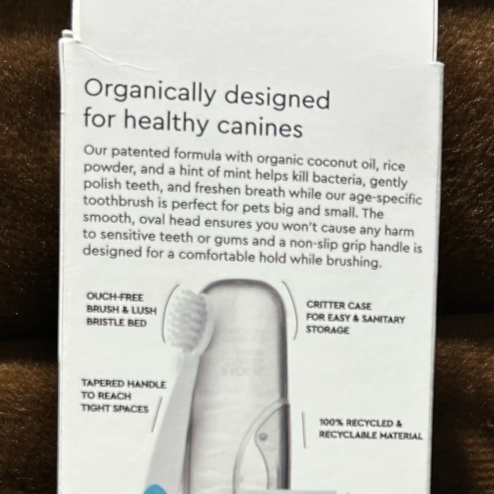 ☀️NWT-Radius Organic Canine Oral Care Kit